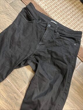 Express Slim Straight Black Men's Jeans
